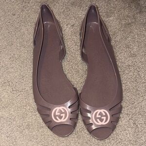 Gucci Women's Lilac Open-Toe flats